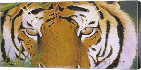 Framed Tiger Eyes Print