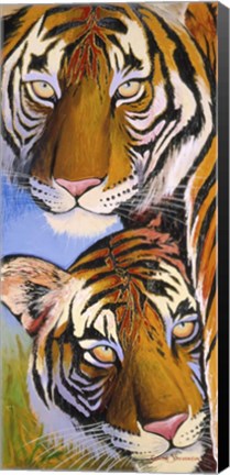 Framed Tiger Tiger Print