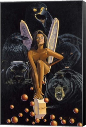 Framed Vengance Is Mine Print