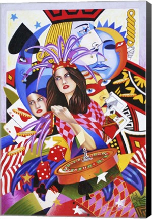 Framed Viva Las Vegas 2 Print