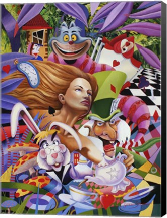 Framed Wonderland Gang Print