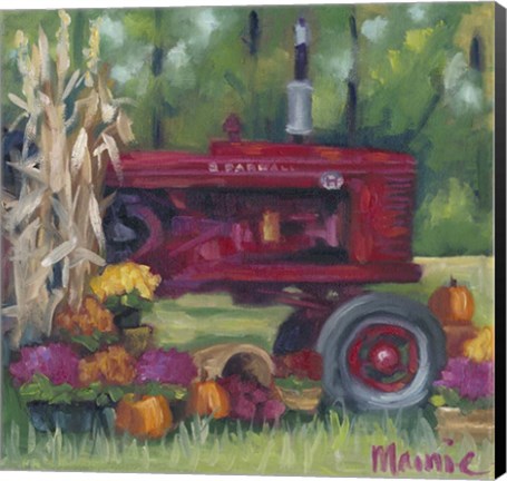 Framed Farmall Fall Print