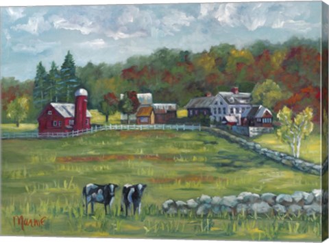 Framed Hints Of Fall Print