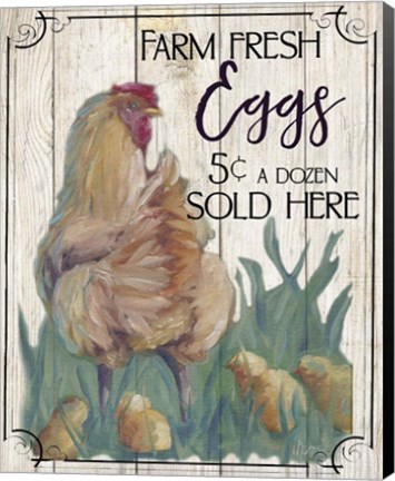 Framed Eggs Print