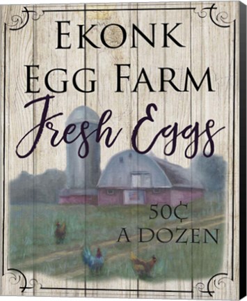 Framed Ekonk Eggs Print