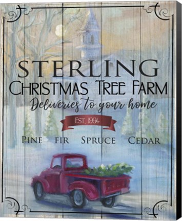 Framed Holiday Sign Print