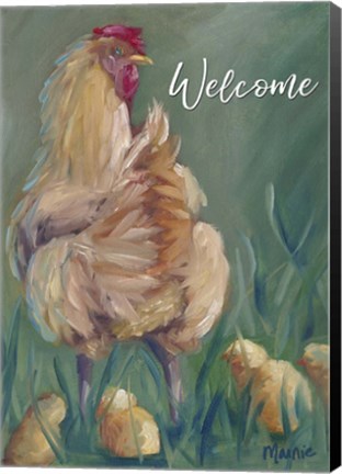 Framed Flag Antonia Text Print