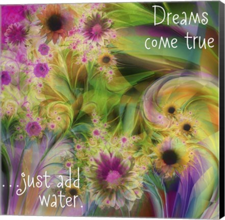 Framed Just Add Water Print