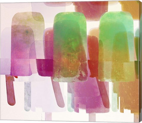 Framed Popsicles I Print