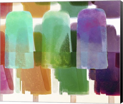Framed Popsicles II Print