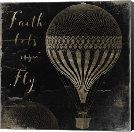 Framed Gods Balloons II Print