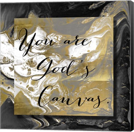 Framed Gods Canvas I Print