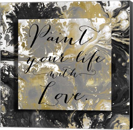 Framed Gods Canvas II Print