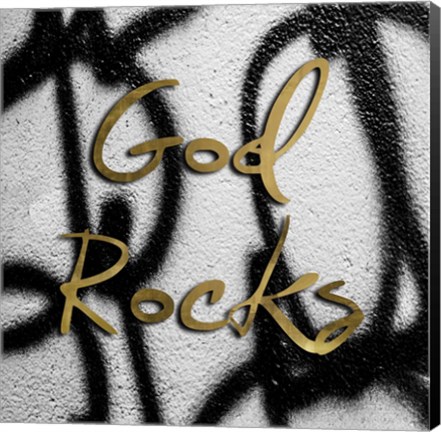 Framed Rock N Rule II Print