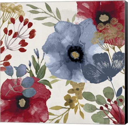 Framed Posy Redux II Print