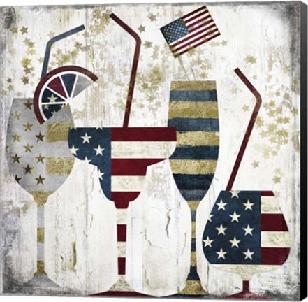 Framed American Party Print