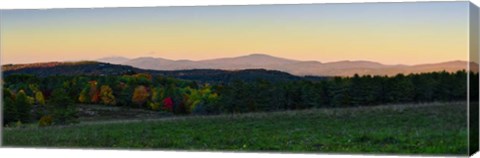 Framed Autumn In The Hills Print
