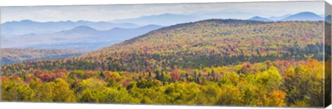 Framed Autumn In Vermont Print