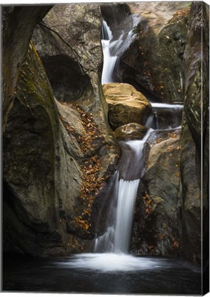 Framed Autumn Waterfall Print