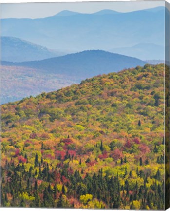 Framed Blazing Mountain Print