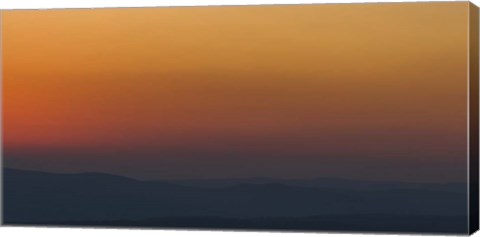 Framed Burke Sunset Print