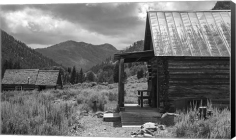 Framed Custer Ghost Town Print