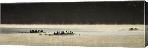 Framed Dartmouth Women Rowing Print