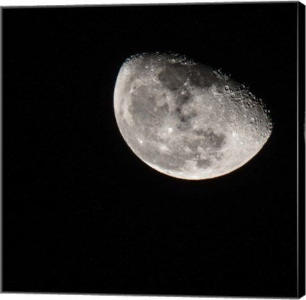 Framed Lunar Craters Print