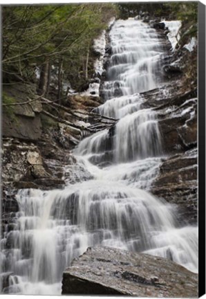 Framed Lye Brook Falls Print