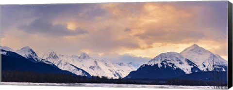 Framed Mountain Light Print