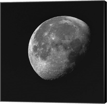 Framed Near Side Of The Moon Print