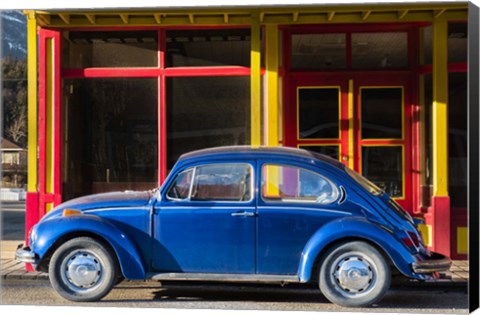 Framed Primary Colors Print