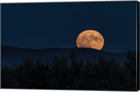 Framed Supermoon Ridge Rise Print