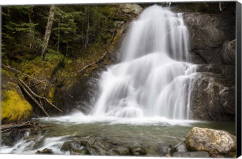 Framed Sound Of Falling Water Print