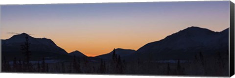Framed Yukon Winter Light Print