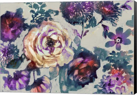 Framed White Flower Print