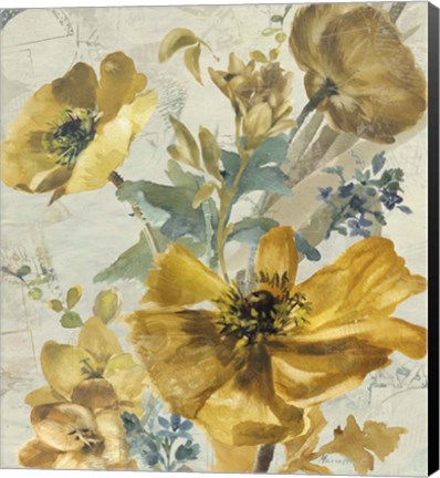 Framed Wildflowers Bouquet 1 Print