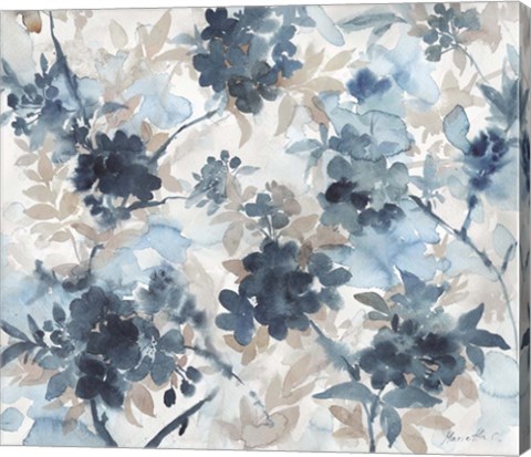 Framed Blue Blossoms Print