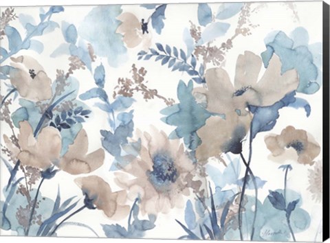 Framed Blue Glory Print