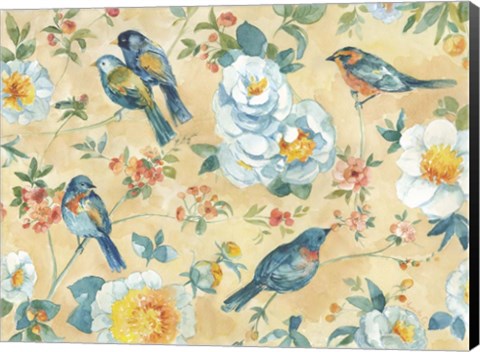 Framed Garden Romance Print