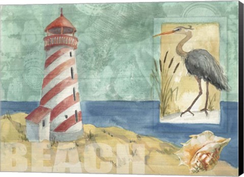 Framed Lighthouse1 Print