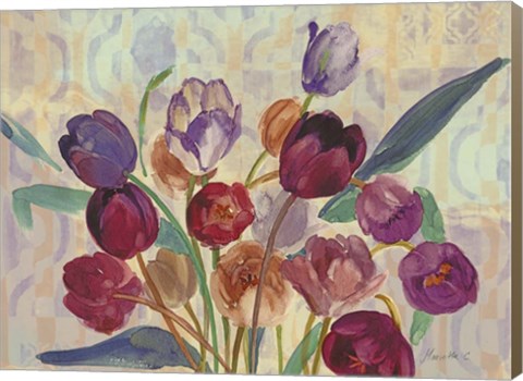 Framed Tulip Bouquet Print