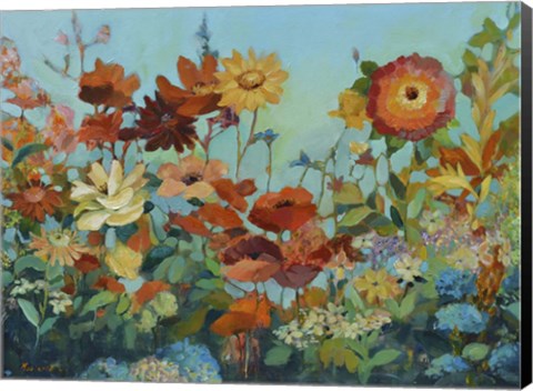 Framed Bright Garden Print