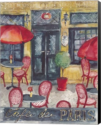 Framed Cafe De Paris Print