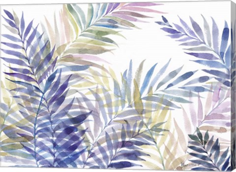 Framed Tropical Leaves Print