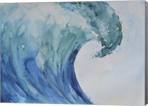 Framed Wave II Print