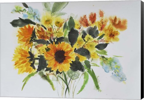 Framed Sunflowers Print