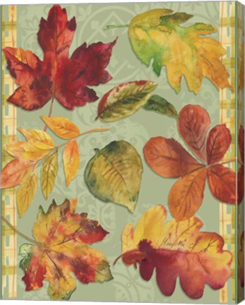 Framed Welcome Leaves Print