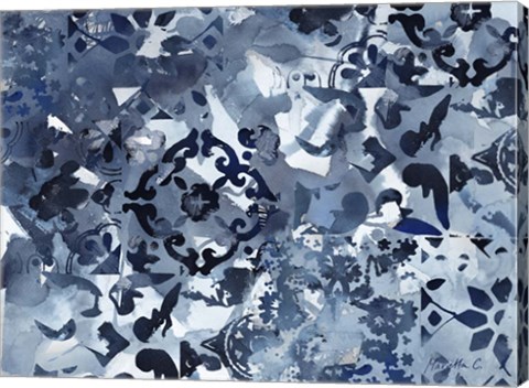 Framed Tie Dye Big B Print