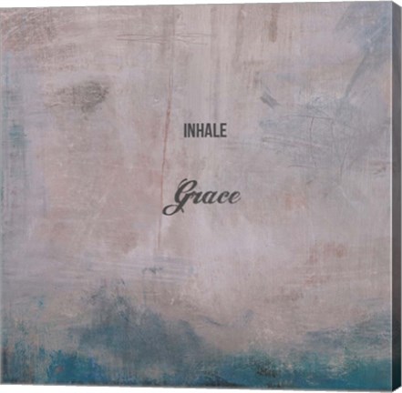 Framed Inhale Grace Print